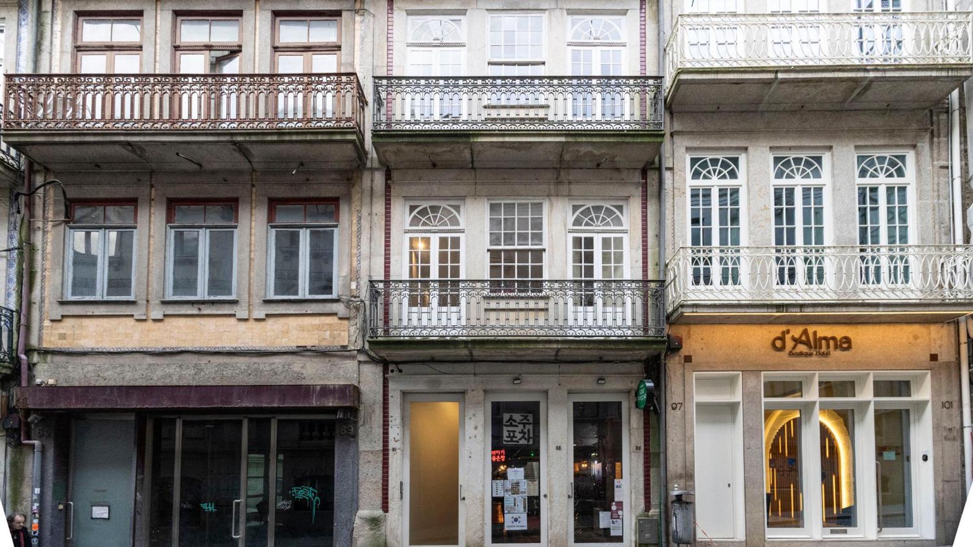 Lovelystay - Allderman Apartment - Almada 3º F Porto Luaran gambar